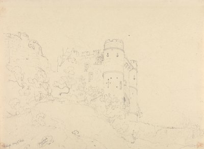Carisbrooke Castle, 9 mei 1826 door Capt. Thomas Hastings