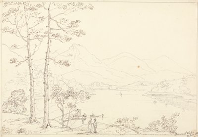 Derwent Water, 20 Juni 1835 door Capt. Thomas Hastings