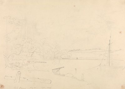 Fish House, Isle of Wight, september 1826 door Capt. Thomas Hastings