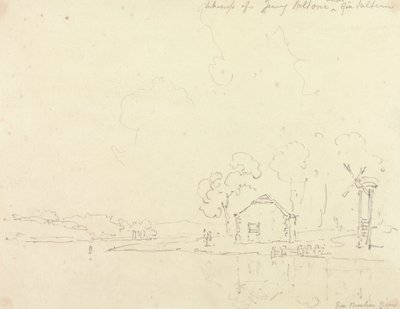 Van Beaulieu River, Hampshire door Capt. Thomas Hastings
