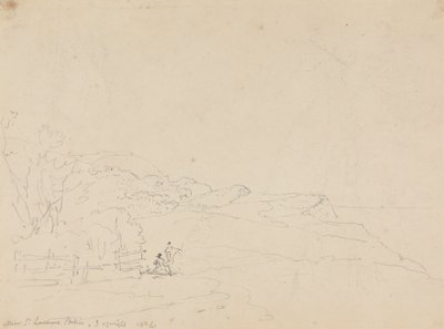 Bij Saint Lawrence Station, Isle of Wight door Capt. Thomas Hastings