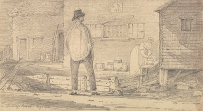 Op Hastings Strand, augustus 1821 door Capt. Thomas Hastings