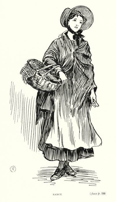 Dickens personage: Nancy door Captain Edward Henry Handley Read