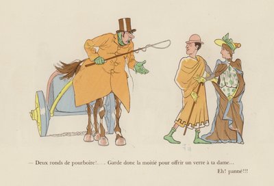 Illustratie voor Les Courses Dans L