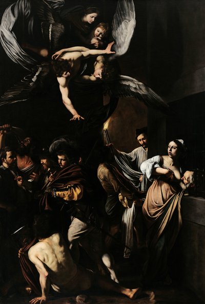 De zeven werken van barmhartigheid door Caravaggio