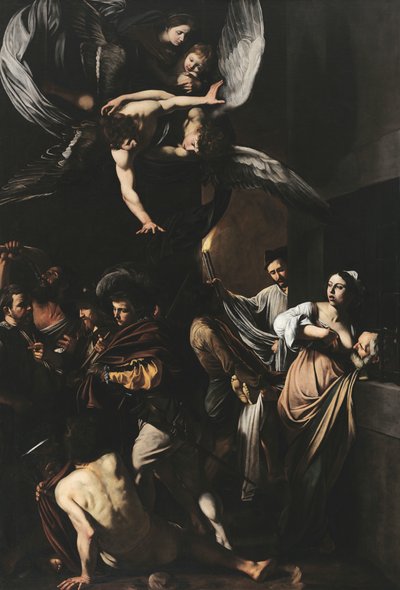De zeven werken van barmhartigheid door Caravaggio