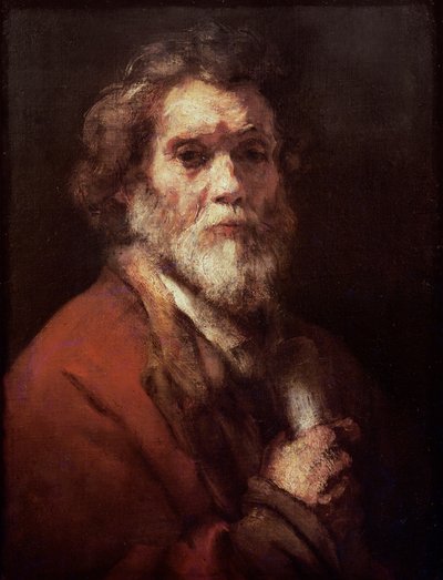Hoofd van een oude man, c.1650 door Carel Fabritius