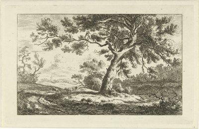 Rustende herder door Carel Lodewijk Hansen