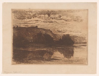 Ruïnes van kasteel Poilvache door Carel Nicolaas Storm van 