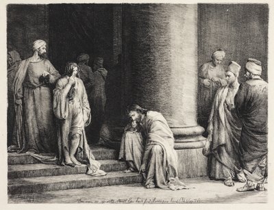 Christus en de zondares door Carl Bloch