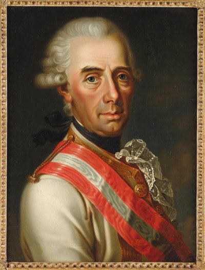 Veldmaarschalk Baron Ernst Gideon von Laudon 1717-1790 door Carl Caspar