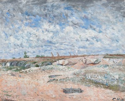 Landschap met Drijvende Wolken door Carl Fredrik Hill