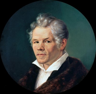 Portret van Karl Friedrich Schinkel 1781-1841 door Carl Friedrich Ludwig Schmid