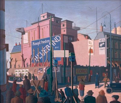 Muntplein door Carl Grossberg
