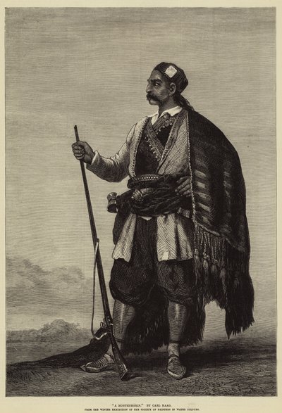 Een Montenegrijn door Carl Haag