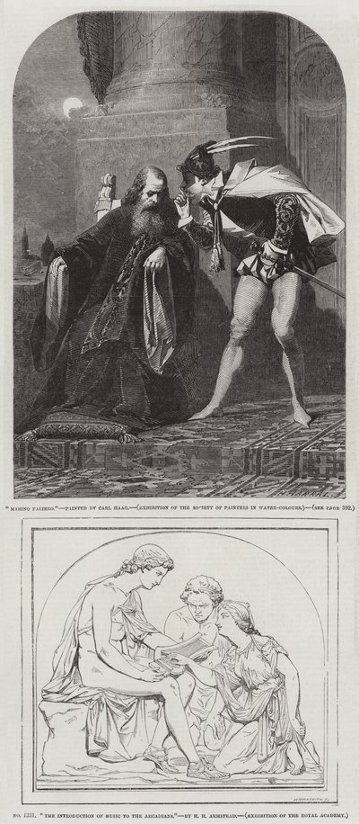 Tentoonstelling van de Koninklijke Academie door Carl Haag