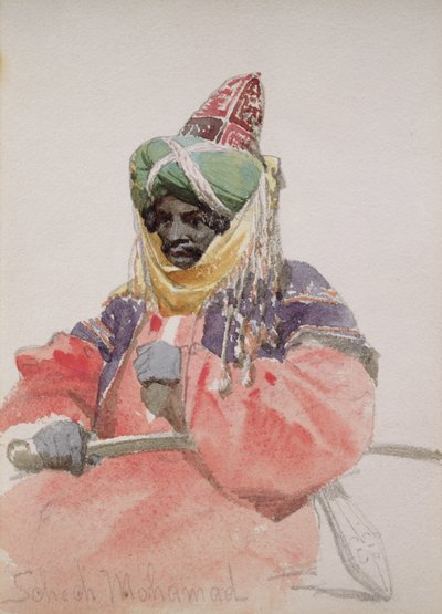 Portret van een Arabier door Carl Haag