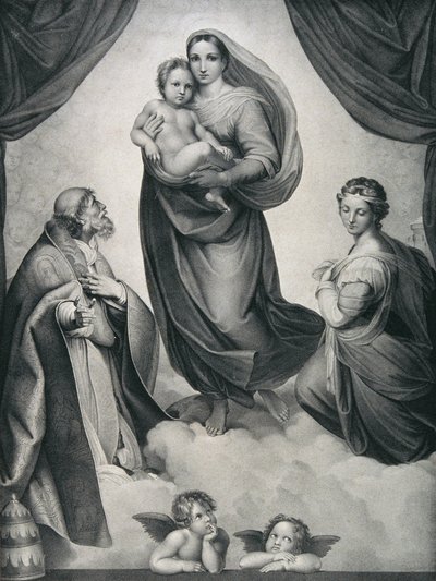 De Sixtijnse Madonna door Carl Heindel