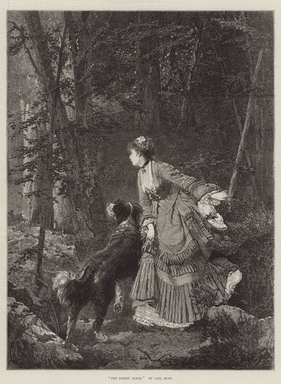 De bosglade door Carl Heinrich Hoff