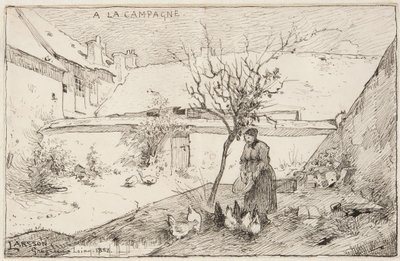 Franse boerderij door Carl Larsson