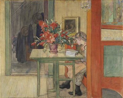 Lisbeth Leest door Carl Larsson
