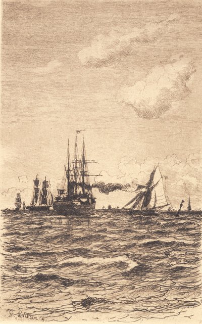 Stoom- en Zeilschepen door Carl Locher