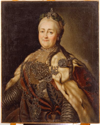 Portret van keizerin Catharina II door Carl Ludwig Christinek