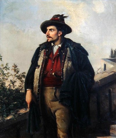 Jonge Italiaan door Carl Maria Seyppel