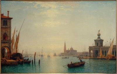 Venetië, Canal Grande, Uitzicht op S. Giorgio door Carl Morgenstern