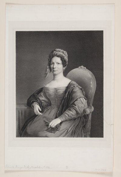Elisabeth Hendrine de Neergaard door Carl Muller