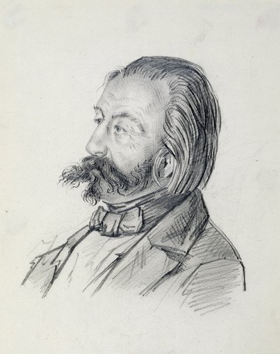 Portret van de Dembriste (of Decabriste) door Carl Peter Mazer