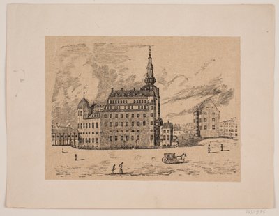 Kasteel van Kopenhagen door Carl Peter Theodor Rothweiler