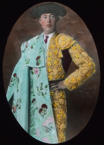 Portret van een torero, circa 1920-1930 - Spanje, portret van een stierenvechter, Torero, beelddatum: 1920s-1930s, Carl Simon Archief door Carl Simon