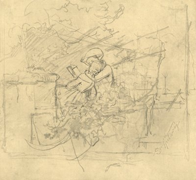 Lektüre door Carl Spitzweg
