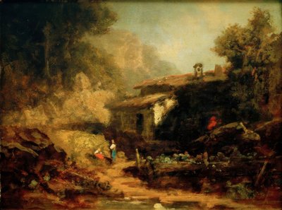 Molen in de Bergen door Carl Spitzweg