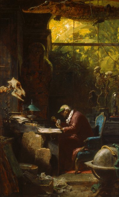 Natuurwetenschapper door Carl Spitzweg