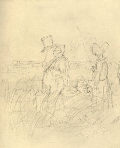 Sonntagsspaziergang door Carl Spitzweg