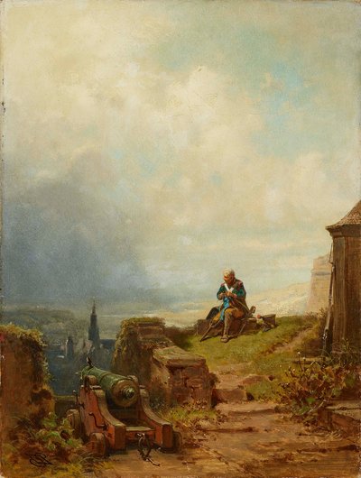 De Veteraan door Carl Spitzweg