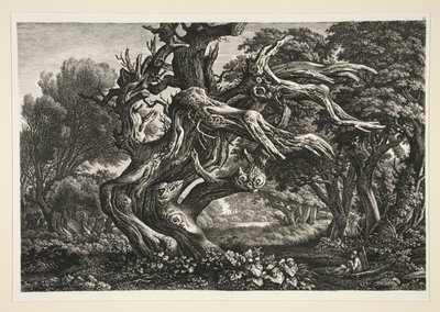 Landschap door Carl Wilhelm Kolbe the elder