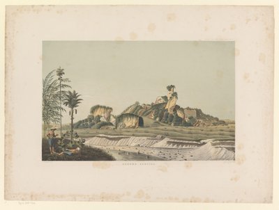 Gezicht op de Gampingberg door Carl Wilhelm Mieling (possibly)