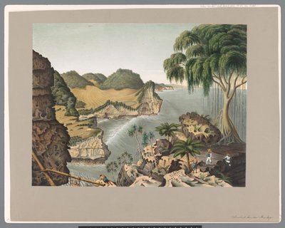 Zuidkust van Java, ten oosten van Rankop door Carl Wilhelm Mieling (possibly)