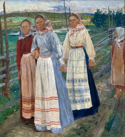 Zaterdagavond door Carl Wilhelm Wilhelmson