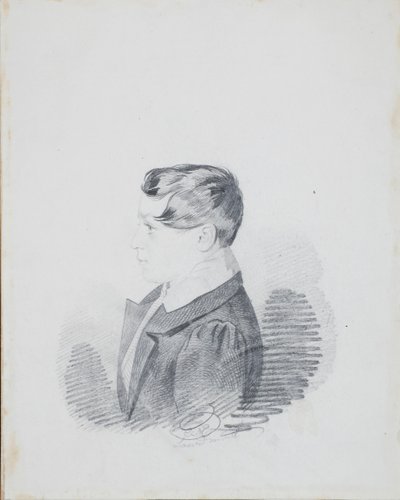 Portret van graaf Leonid Mikhailovich Golitsyn 1806-1860, 1830s door Carl von Hampeln