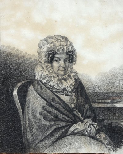 Portret van Kleopatra Petrovna Nashchokina 1767-1828, geboren Nelidova, 1820s door Carl von Hampeln