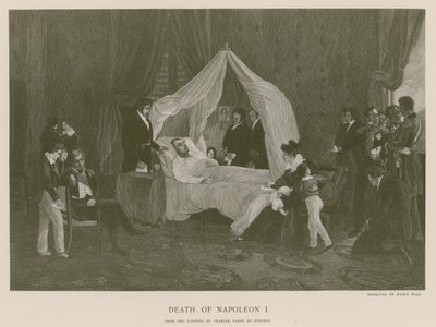 Dood van Napoleon I door Carl von Steuben