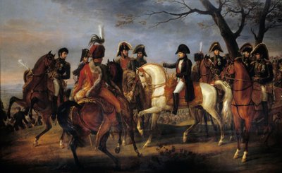 Napoleon gaf het bevel voor de Slag bij Austerlitz op 2 december door Carle Vernet