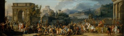 De triomf van Aemilius Paulus door Carle Vernet