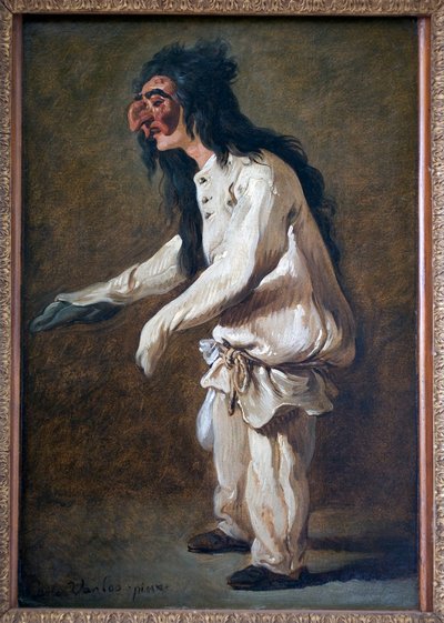 Polichinella (Pulcinella) door Carle van Loo