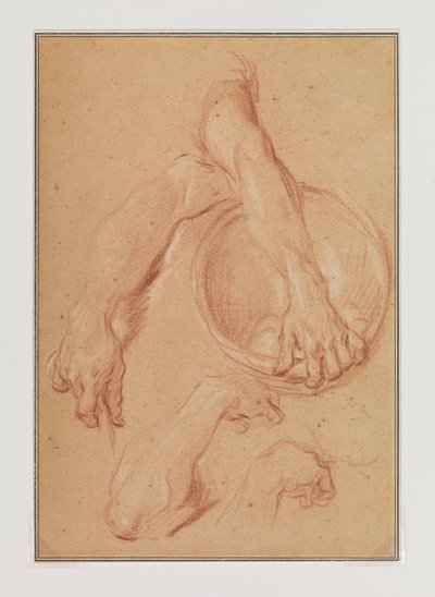 Studien eines Arms door Carle van Loo