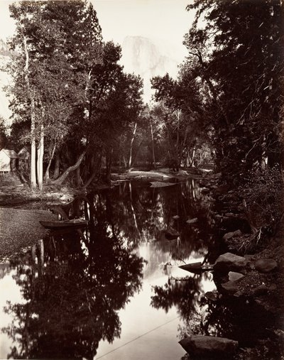 Zuidkoepel, 6.000 voet, Yosemite door Carleton E. Watkins.